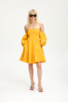 DaniGZ Off Shoulder Dress - Kumquat