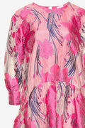 Kylie Short Dress - Dark Pink