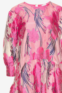 Kylie Short Dress - Dark Pink