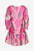 Kylie Short Dress - Dark Pink