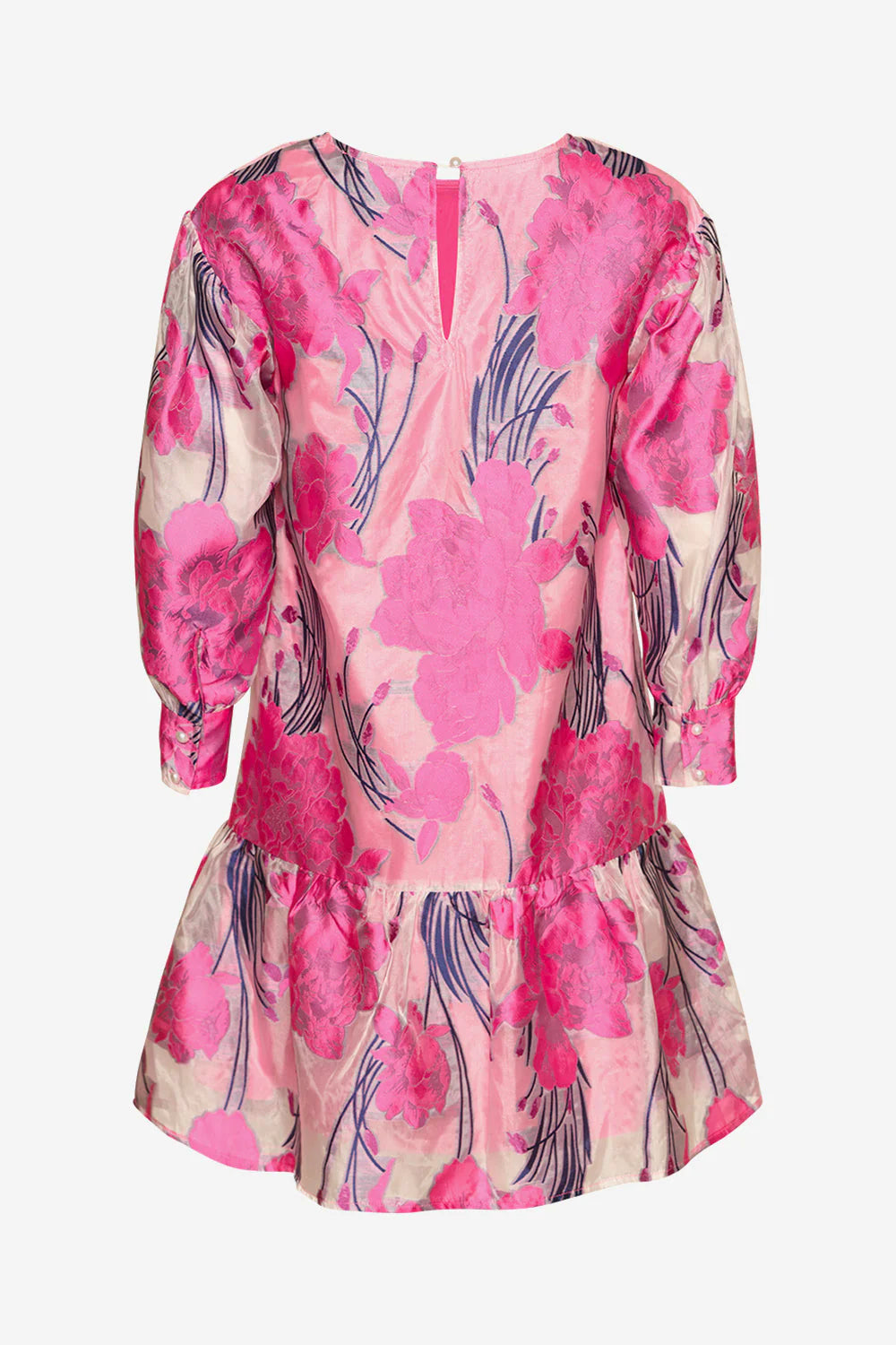 Kylie Short Dress - Dark Pink
