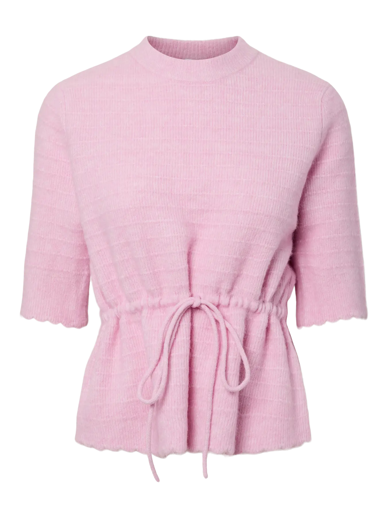 Yasthellis Ss Knit Pullover - Pink Lady