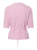Yasthellis Ss Knit Pullover - Pink Lady