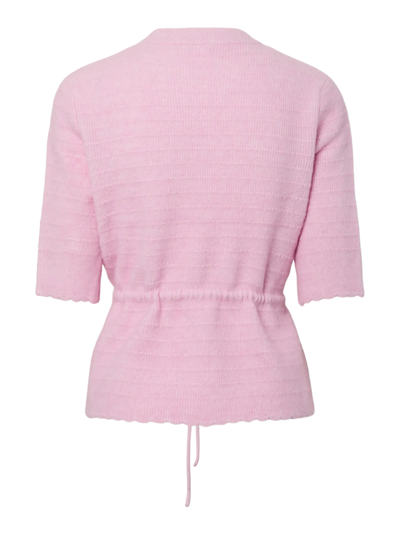 Yasthellis Ss Knit Pullover - Pink Lady