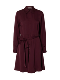 Paola Regular Ls Short Shirt Dress B - Fig