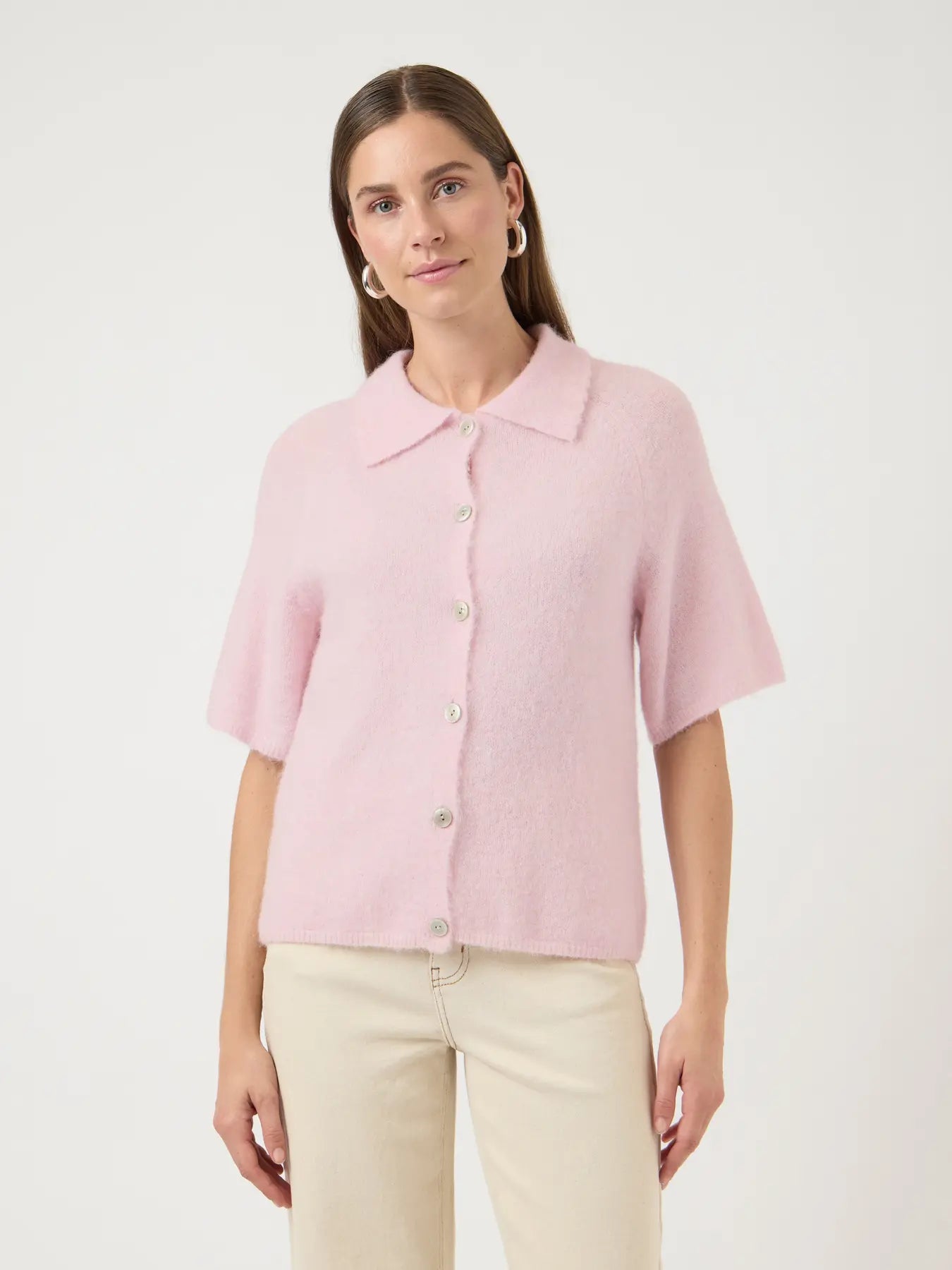Yasdura 2/4 Knit Cardigan - Ballerina Melange
