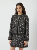 Yasvalenda Ls Tweed Jacket - Show - Black