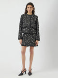 Yasvalenda Ls Tweed Jacket - Show - Black
