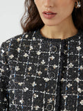Yasvalenda Ls Tweed Jacket - Show - Black