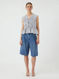 Yasebba Sl Topp - Black White