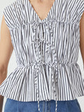 Yasebba Sl Topp - Black White