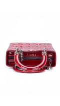 Dior Lady Dior Väska Medium - Röd