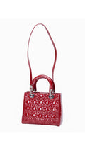 Dior Lady Dior Väska Medium - Röd