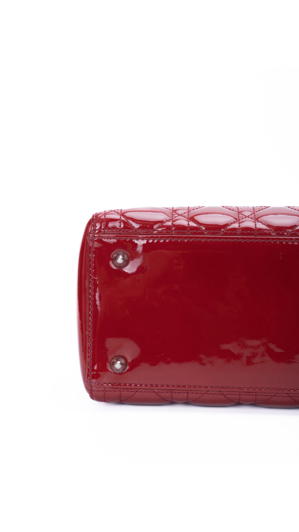 Dior Lady Dior Väska Medium - Röd
