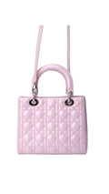 Dior Lady Dior Axelväska Medium - Rosa