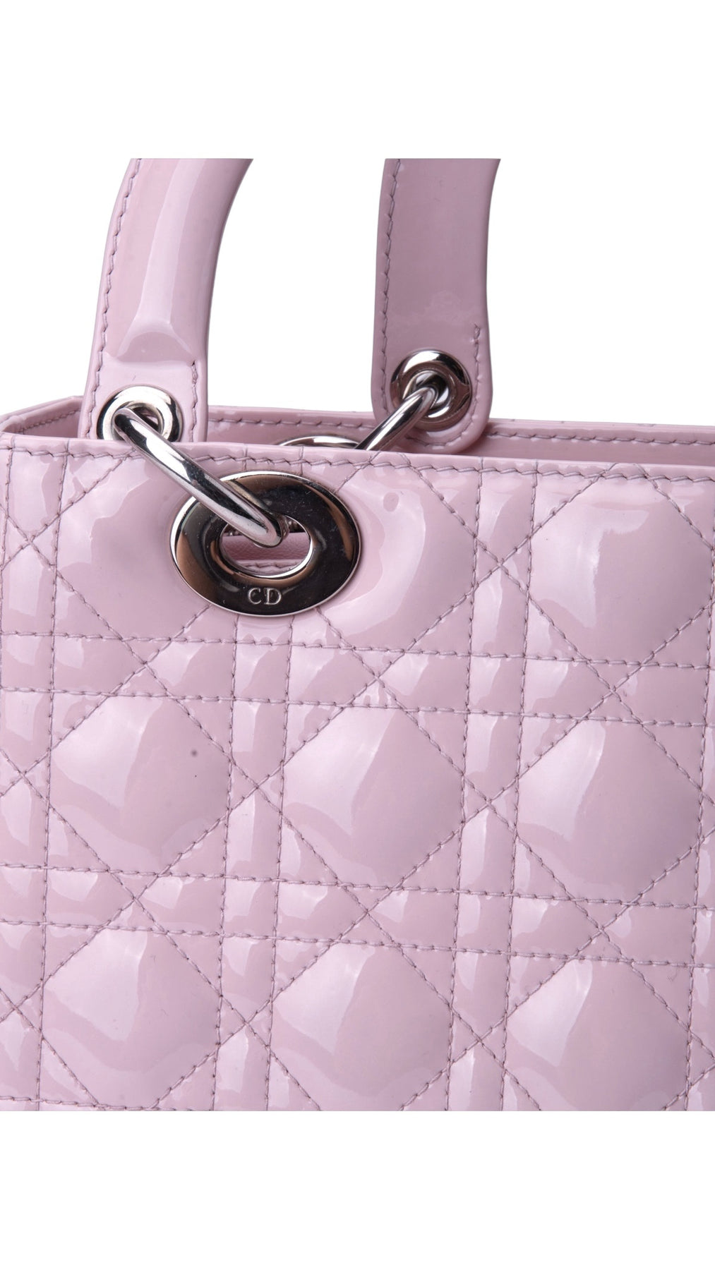 Dior Lady Dior Axelväska Medium - Rosa
