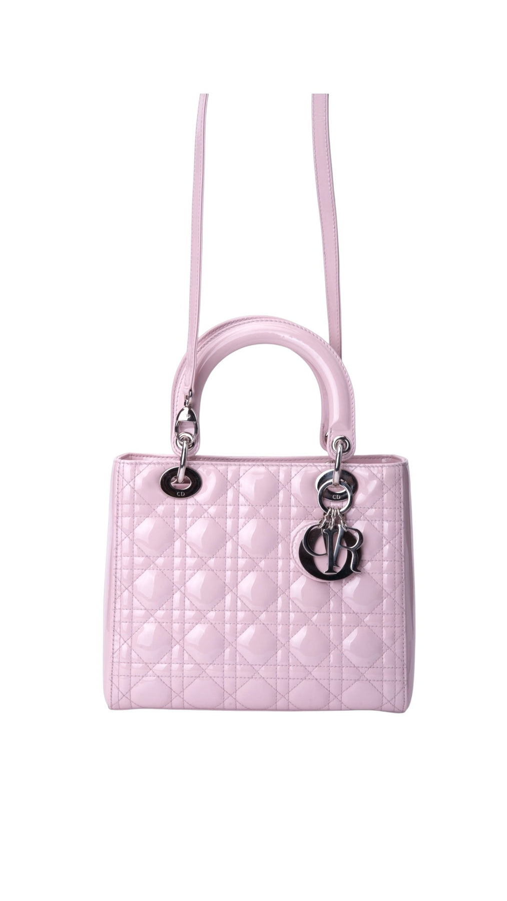 Dior Lady Dior Axelväska Medium - Rosa