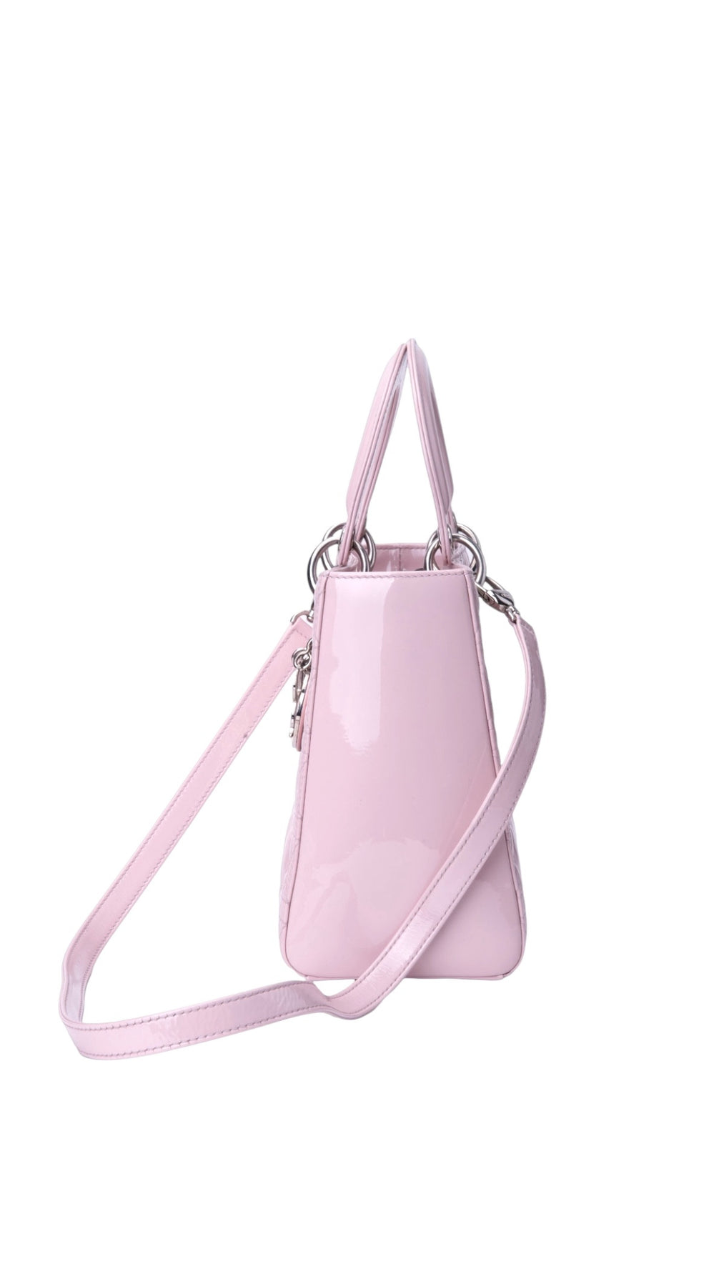 Dior Lady Dior Axelväska Medium - Rosa