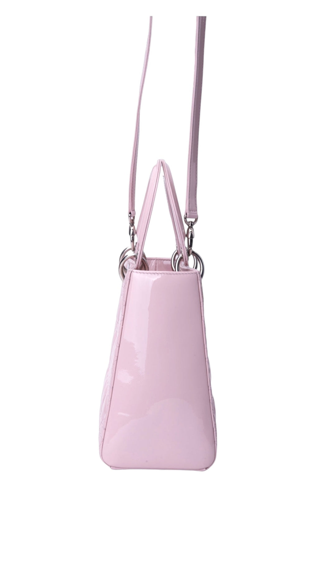 Dior Lady Dior Axelväska Medium - Rosa