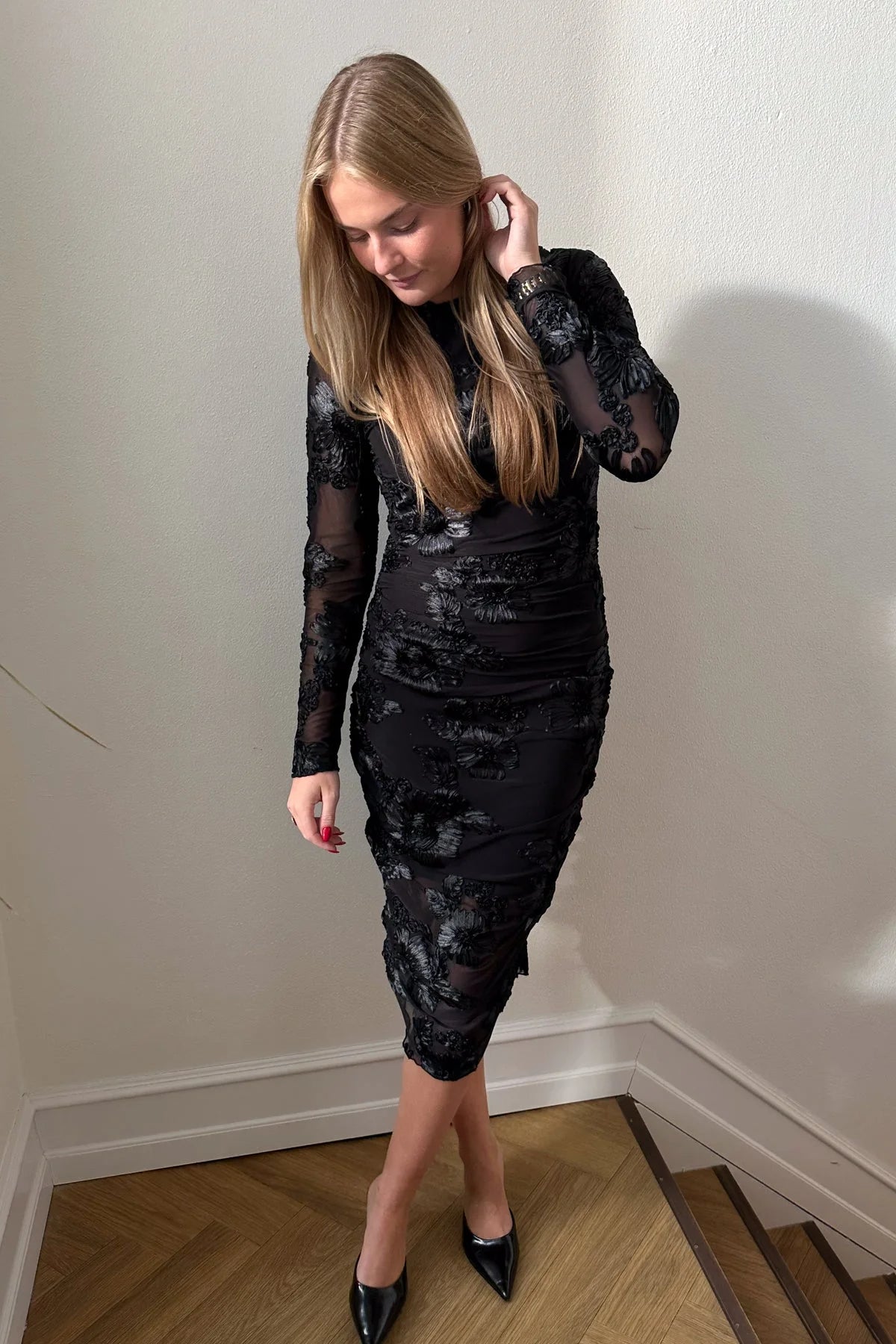 Lavinia L/S Dress - Svart
