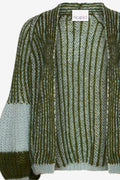 Liana Knit Cardigan - Light Blue/Army