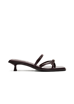 Liko Leather Sandals - Rift Dark Brown