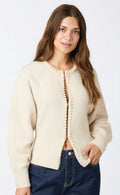 Lilly Pearl Knit Cardigan - Ivory