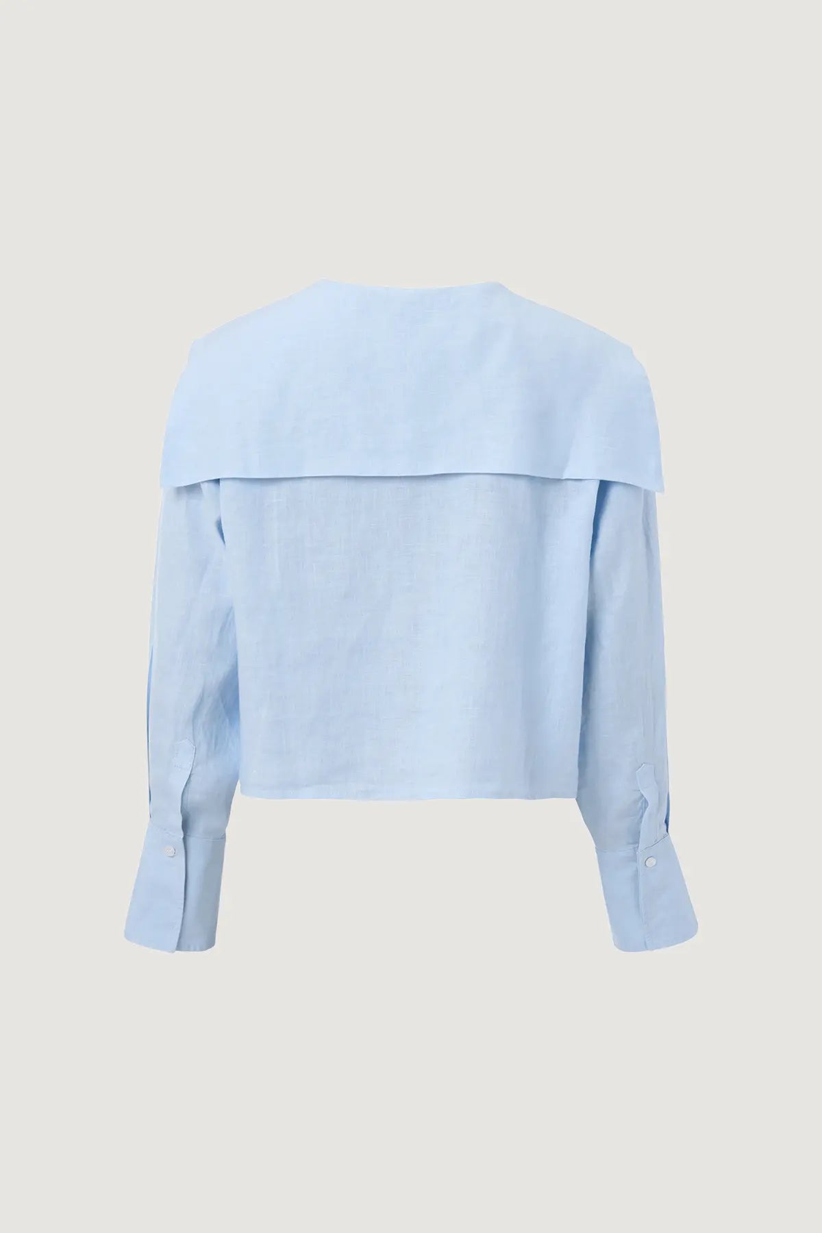 Linen Sailor Shirt - Ljusblå