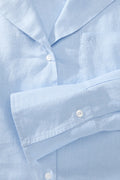 Linen Sailor Shirt - Ljusblå