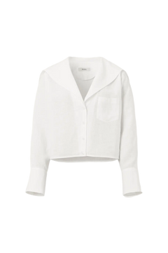Linen Sailor Shirt - White