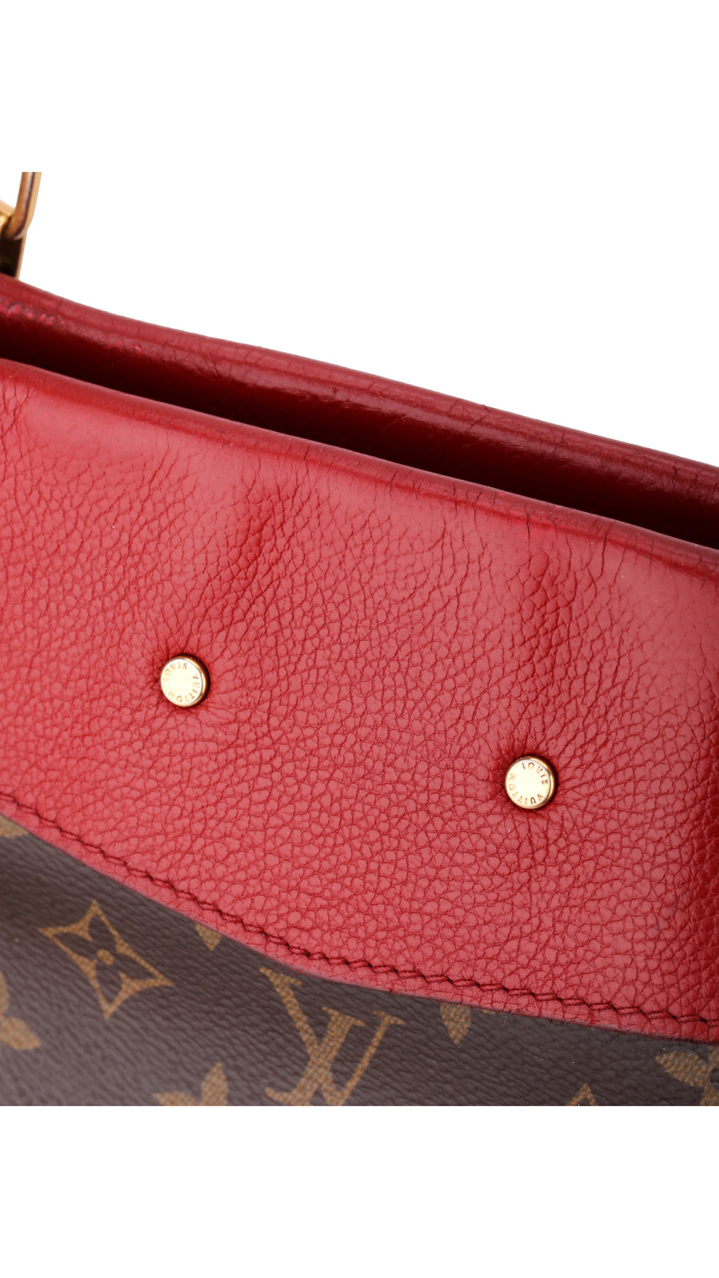 Louis Vuitton Cerise Monogram Chain Shopper Bag - Brun