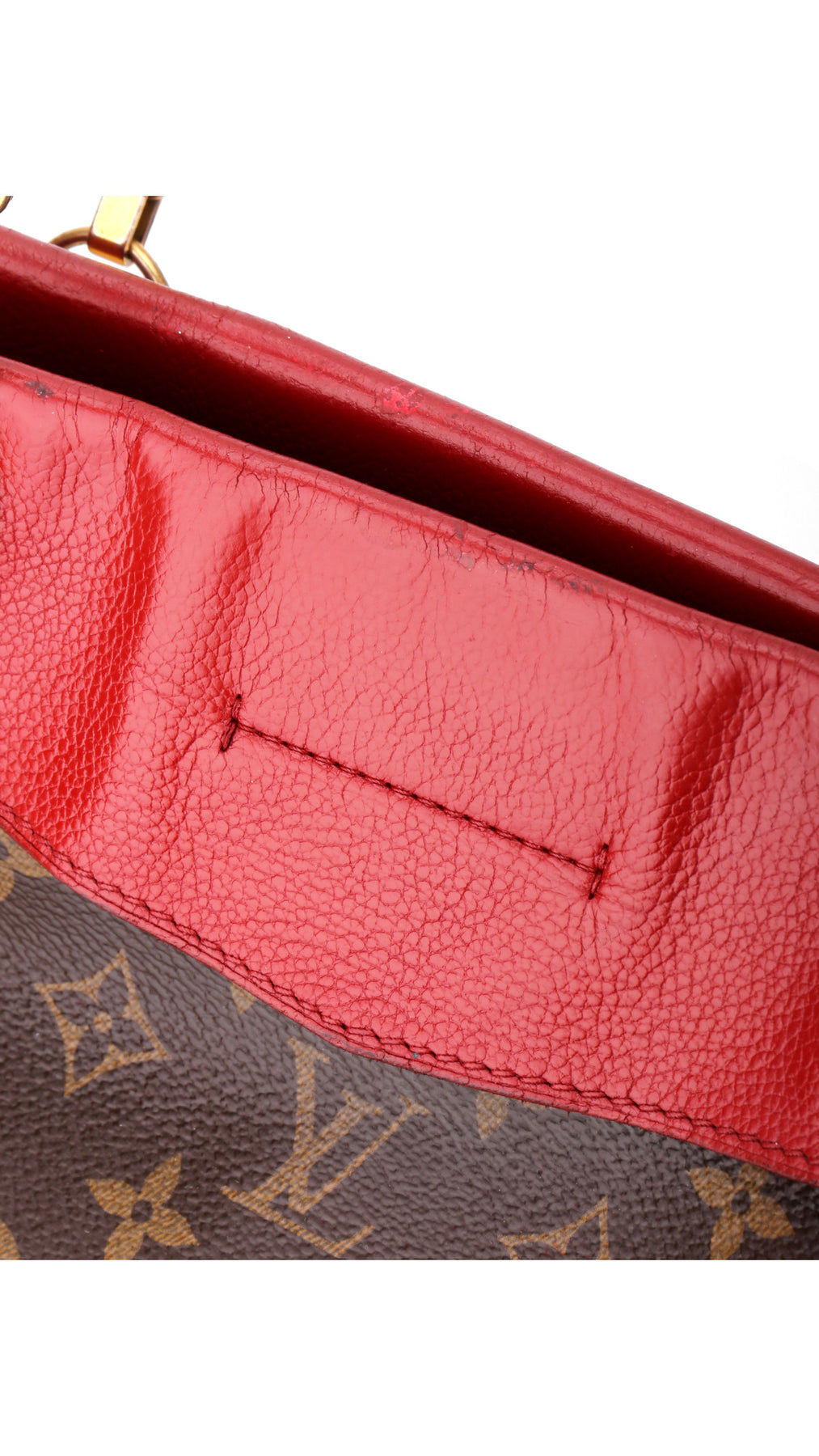 Louis Vuitton Cerise Monogram Chain Shopper Bag - Brun