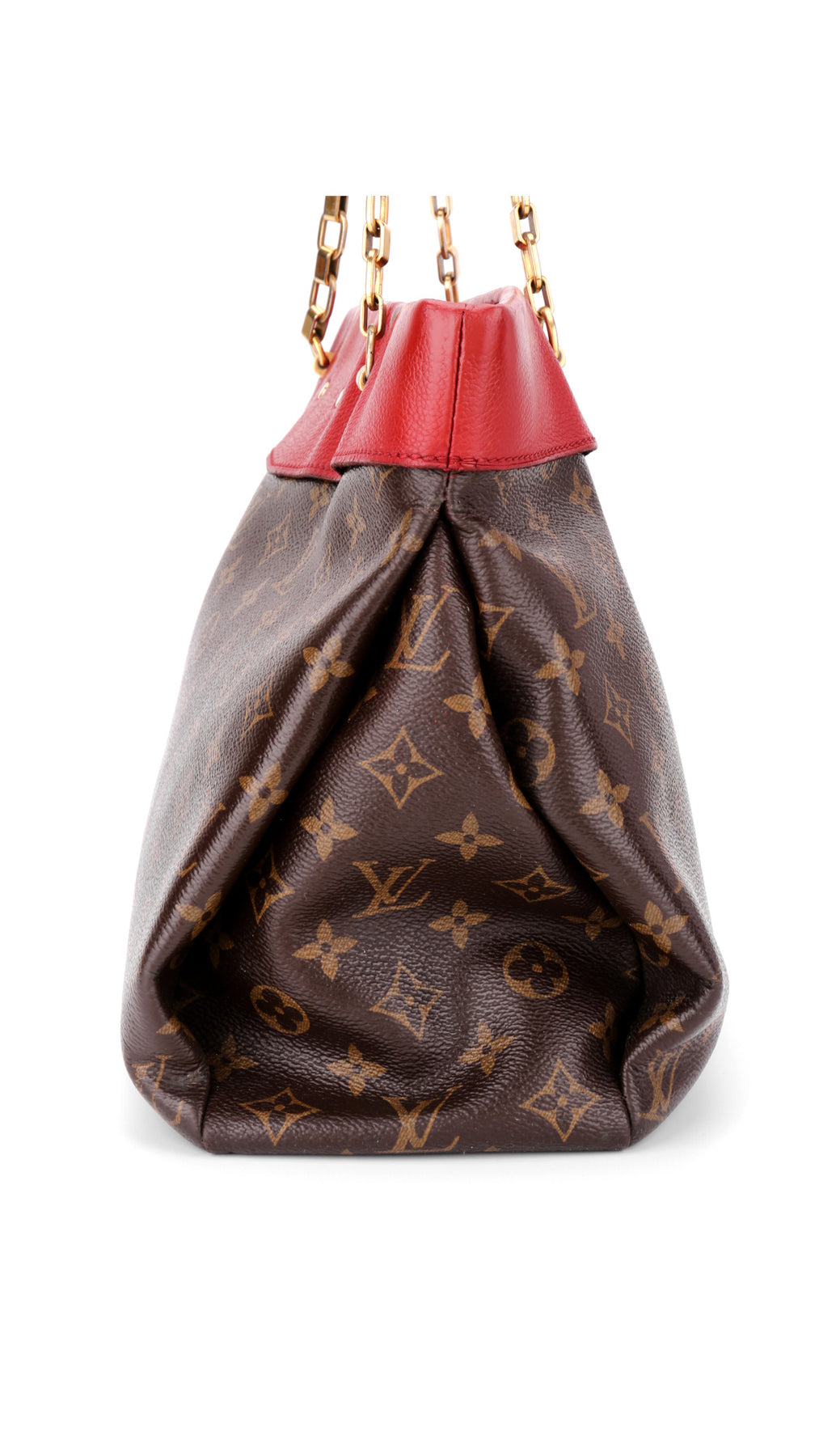 Louis Vuitton Cerise Monogram Chain Shopper Bag - Brun