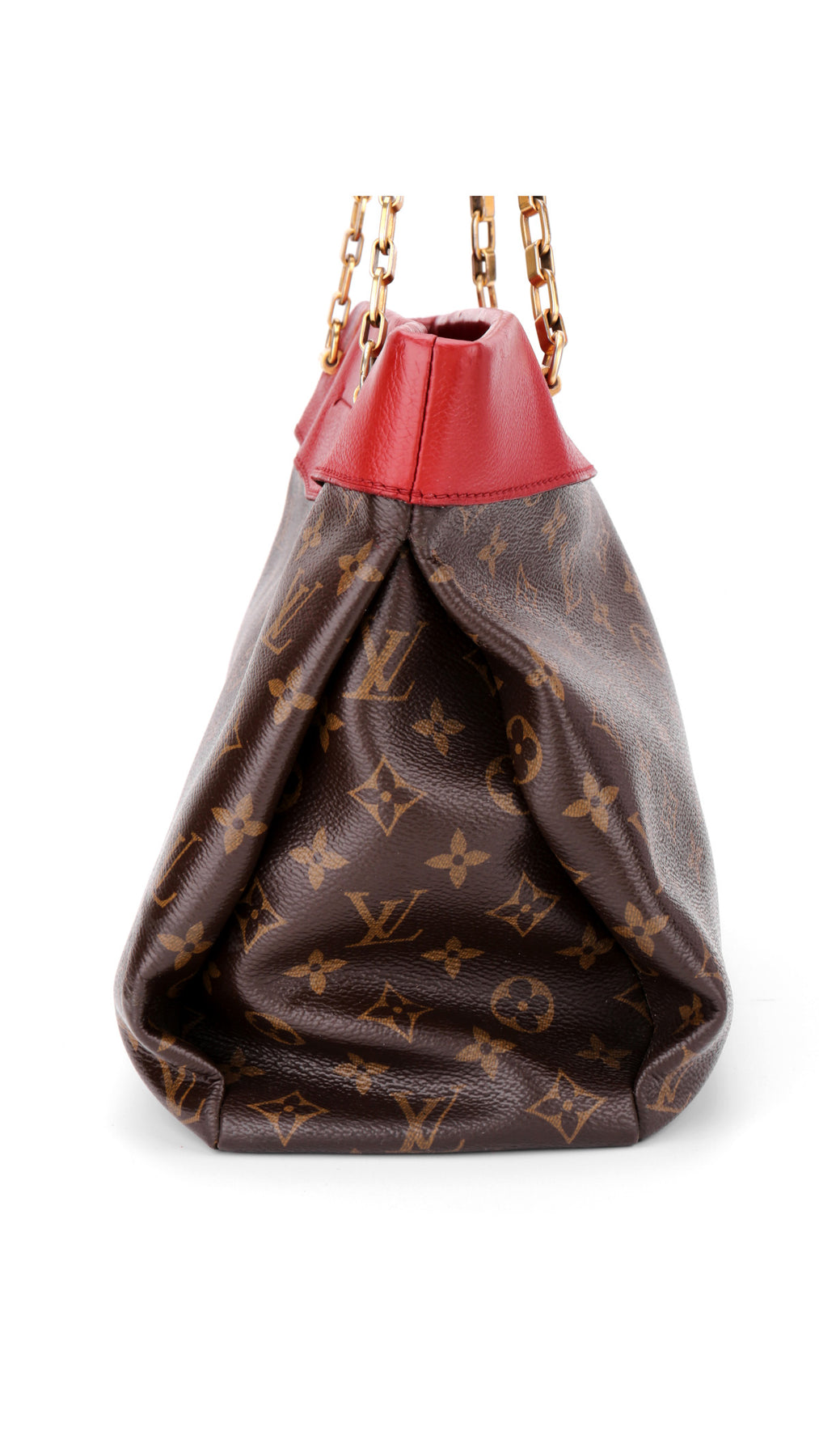 Louis Vuitton Cerise Monogram Chain Shopper Bag - Brun
