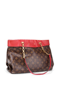Louis Vuitton Cerise Monogram Chain Shopper Bag - Brun
