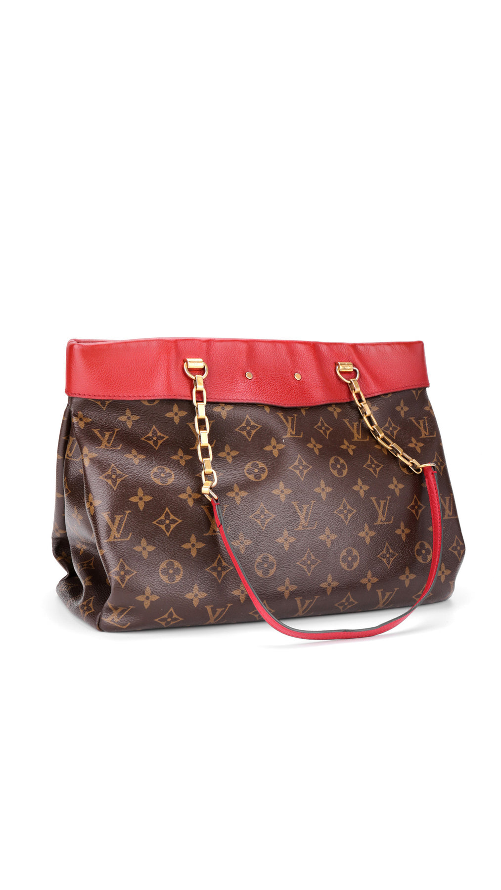Louis Vuitton Cerise Monogram Chain Shopper Bag - Brun