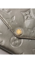 Louis Vuitton Félicie Pochette Monogram Vernis Väska - Silver