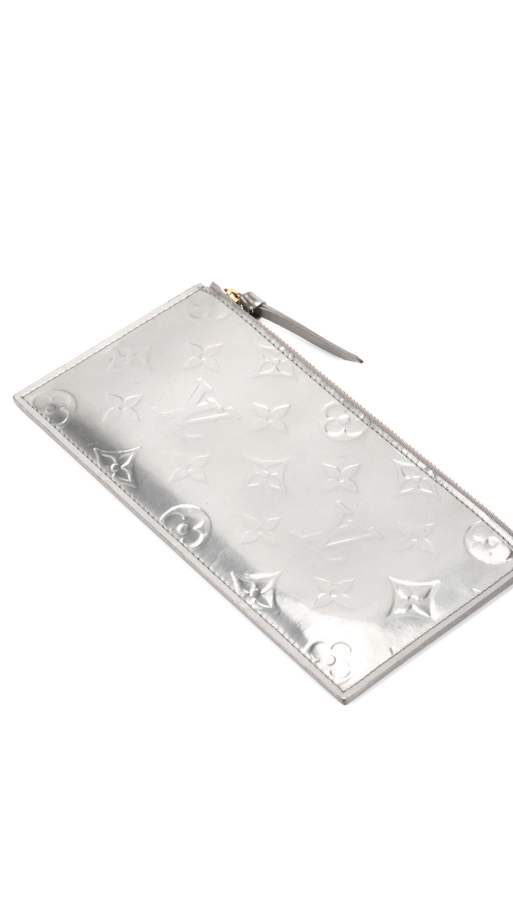 Louis Vuitton Félicie Pochette Monogram Vernis Väska - Silver