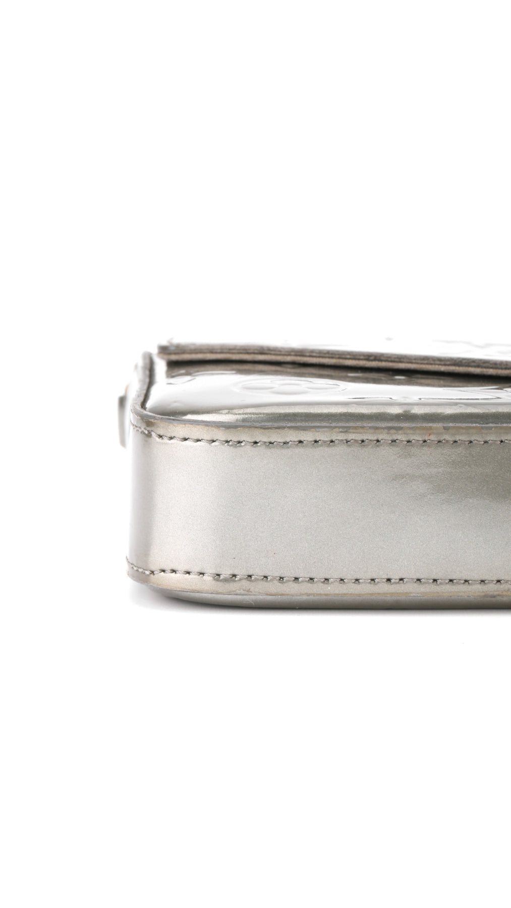 Louis Vuitton Félicie Pochette Monogram Vernis Väska - Silver