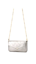 Louis Vuitton Félicie Pochette Monogram Vernis Väska - Silver