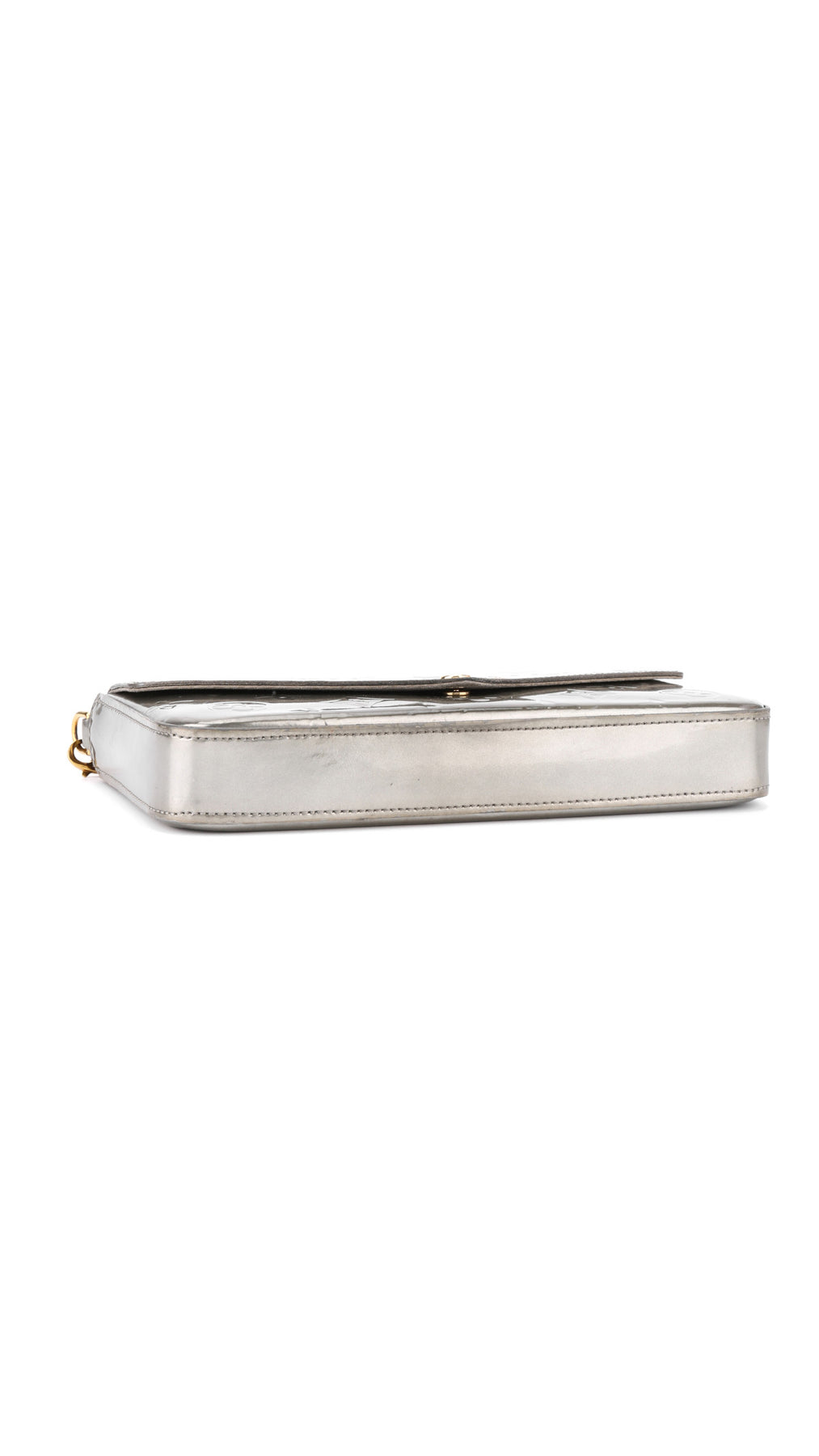 Louis Vuitton Félicie Pochette Monogram Vernis Väska - Silver