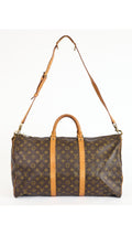 Louis Vuitton Keepall 50 Monogram Bag - Brun