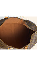 Louis Vuitton Keepall 50 Monogram Bag - Brun