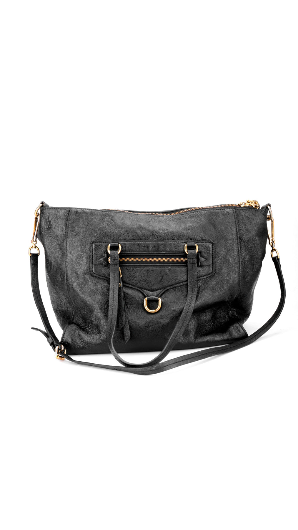 Louis Vuitton Monogram Empreinte Lumineuse Tote Bag - Svart