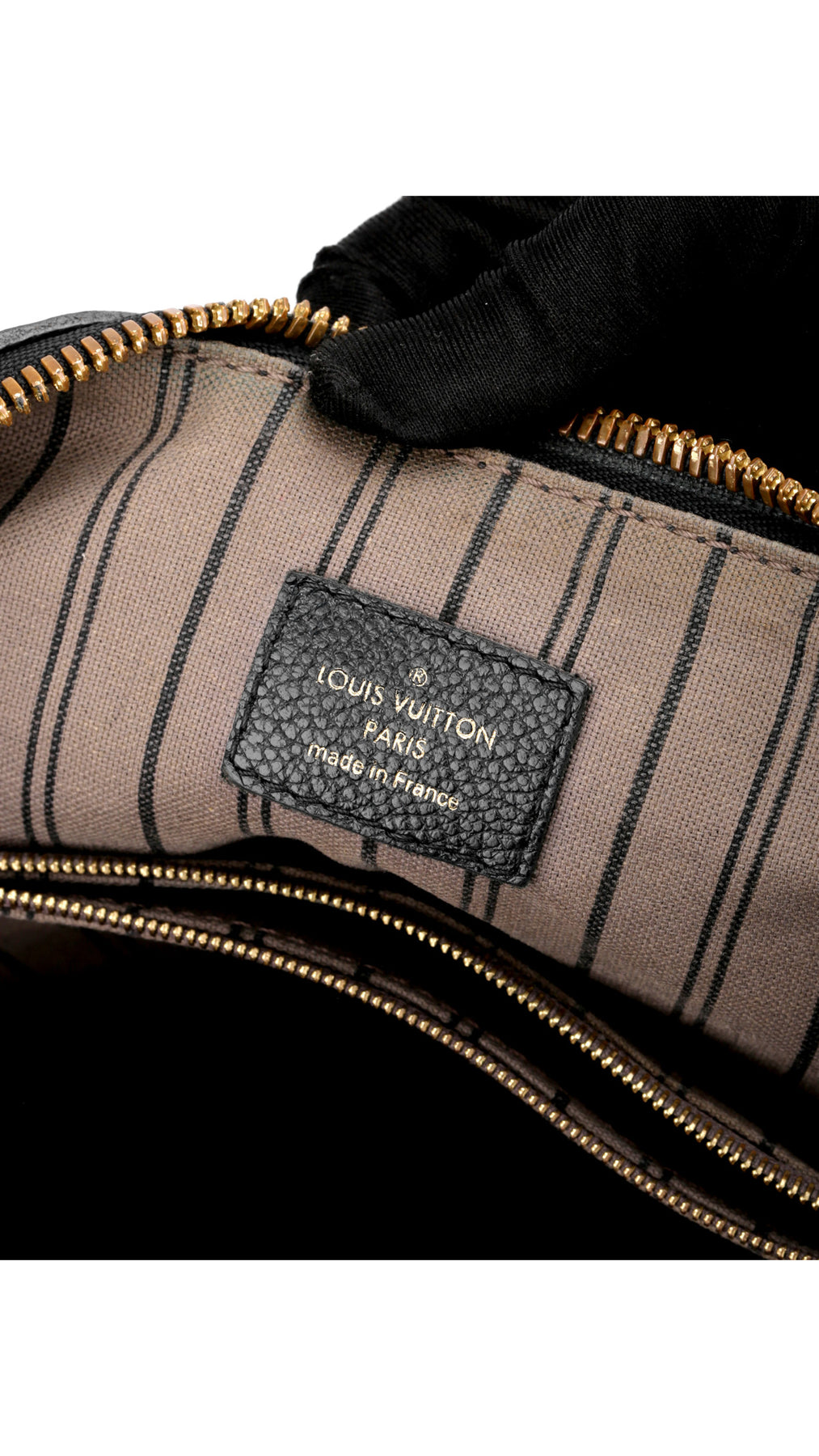 Louis Vuitton Monogram Empreinte Lumineuse Tote Bag - Svart