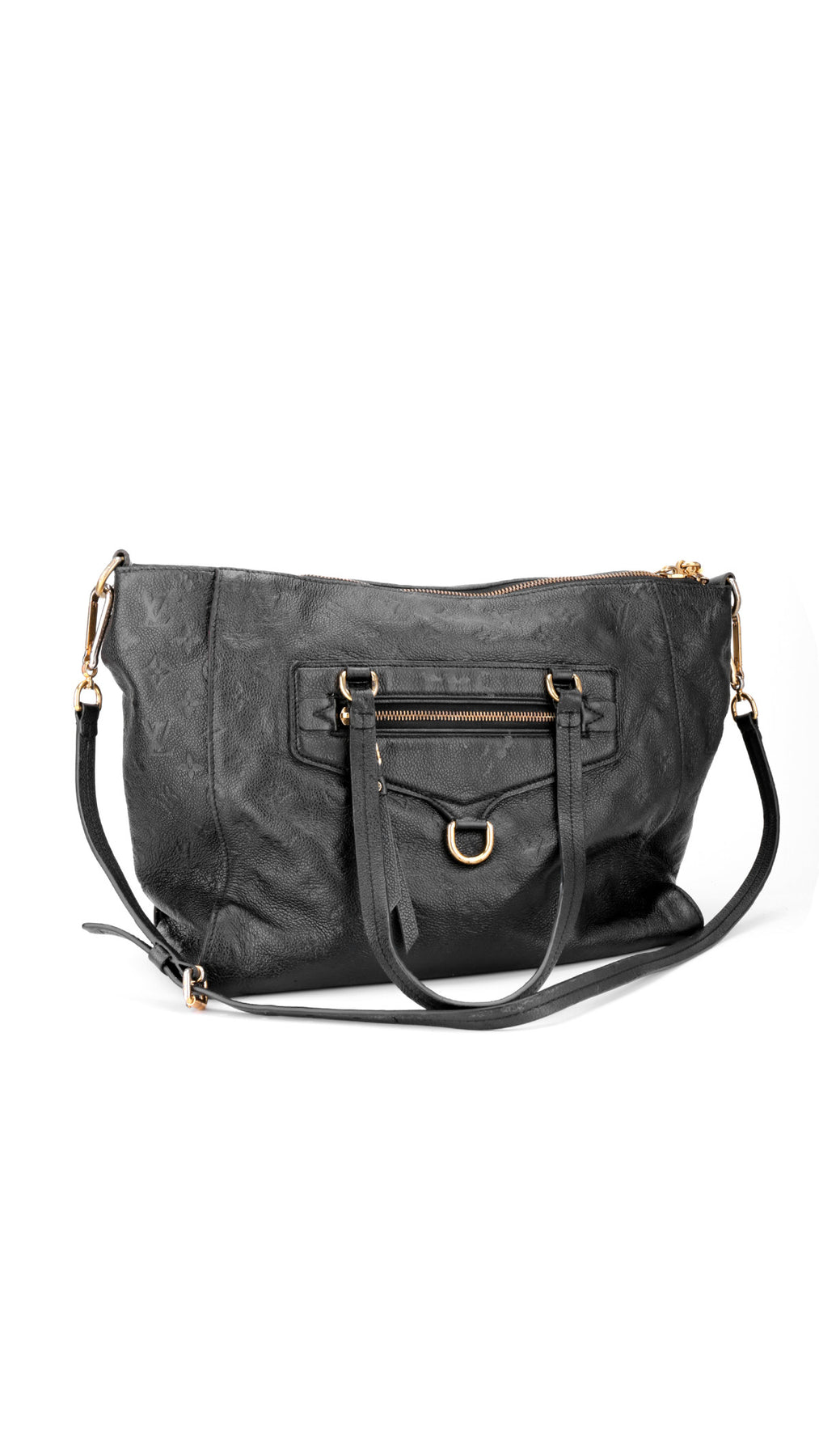 Louis Vuitton Monogram Empreinte Lumineuse Tote Bag - Svart