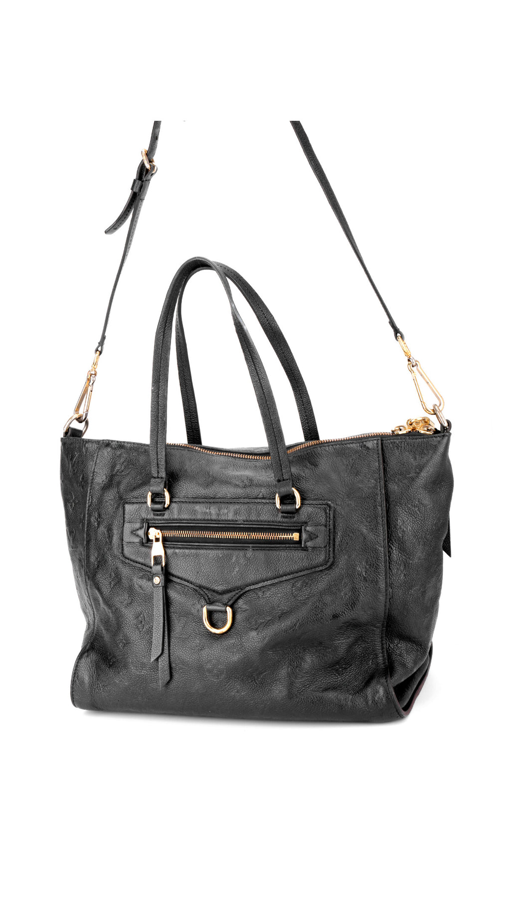 Louis Vuitton Monogram Empreinte Lumineuse Tote Bag - Svart