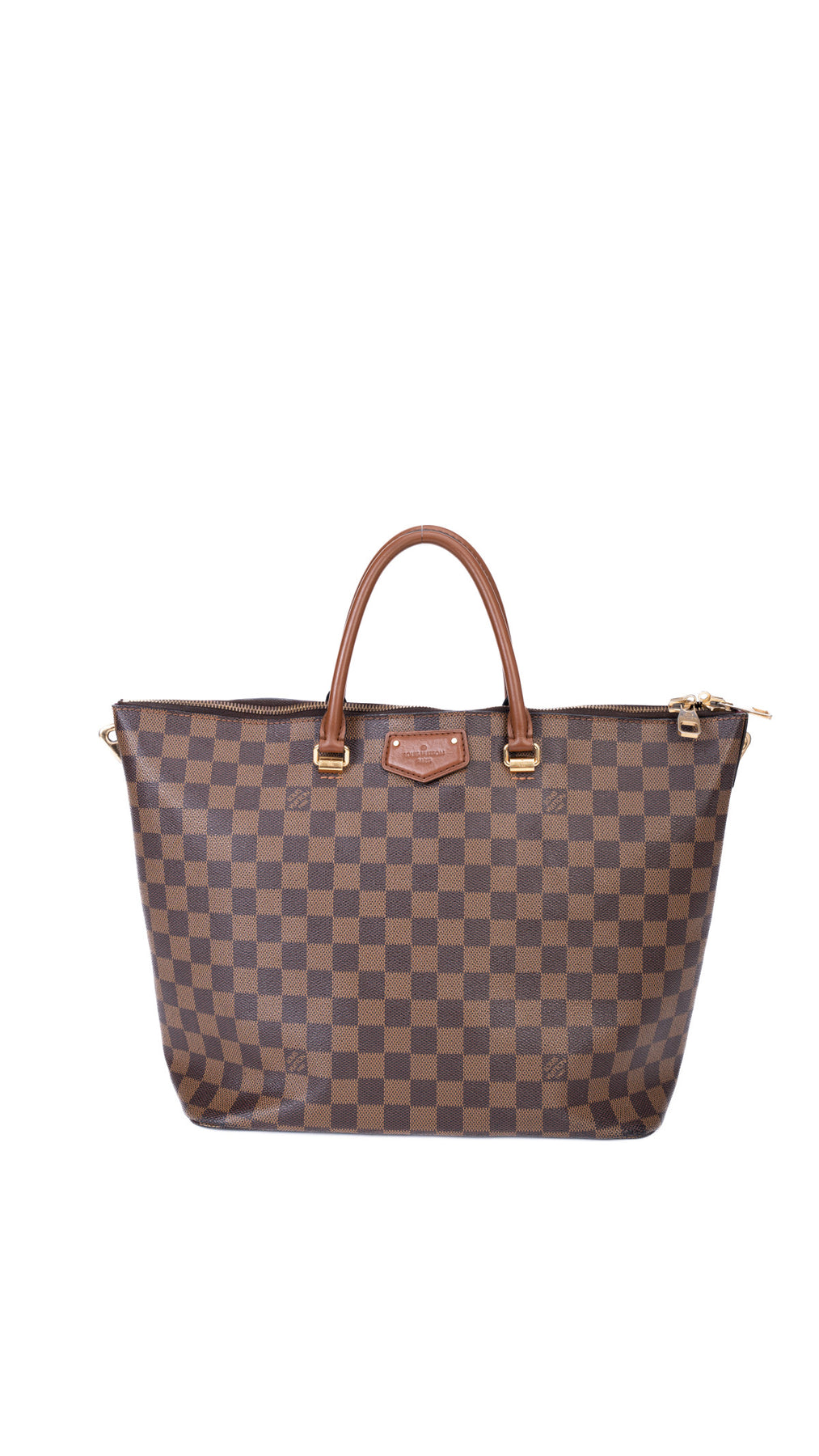 Louis Vuitton Neverfull-Style Tote Bag Damier Ebene - Brown