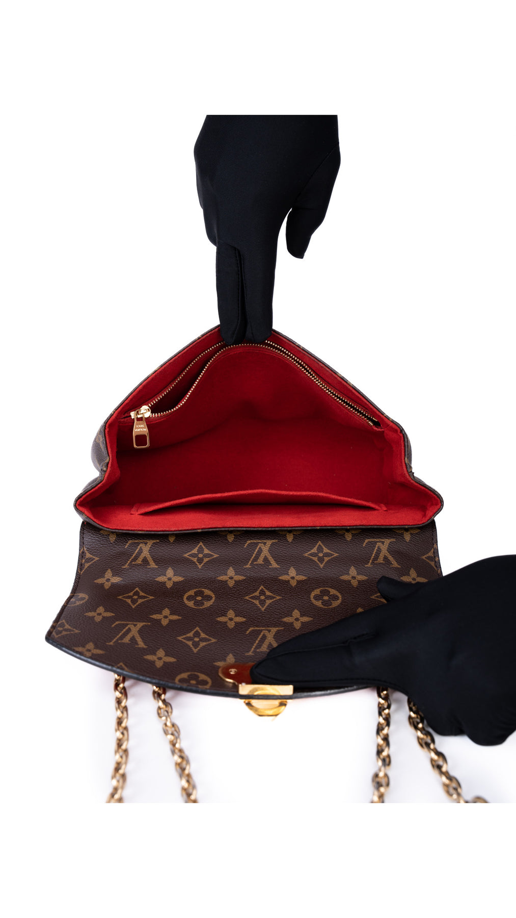 Louis Vuitton Pallas Chain Bag Monogram - Red