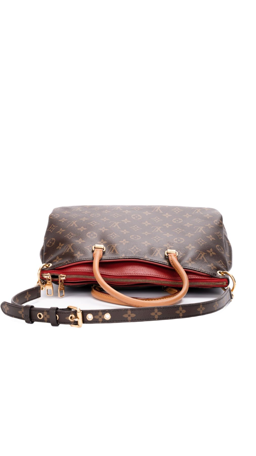 Louis Vuitton Pallas Monogram Cerise Axelväska - Brun